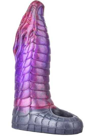 Bad Demon Fantasy Penis Sleeve Purple 19 cm