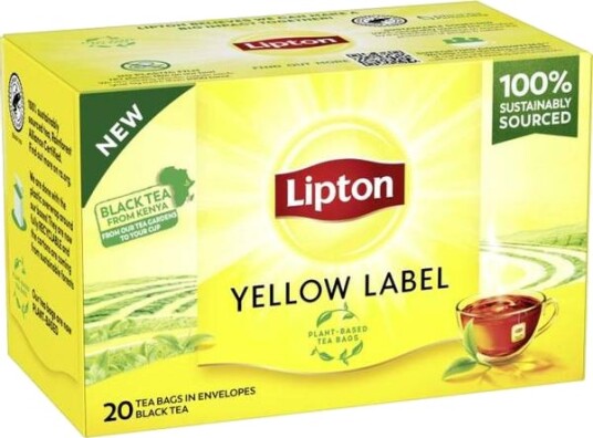 Yellow label 6 pakker a 25poser lipton Yellow label 6 pakker a 25poser lipton