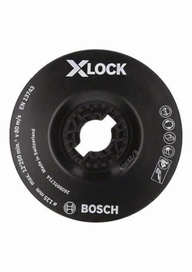Bosch X-LOCK Myk Slipetallerken 125 mm for Vinkelsliper