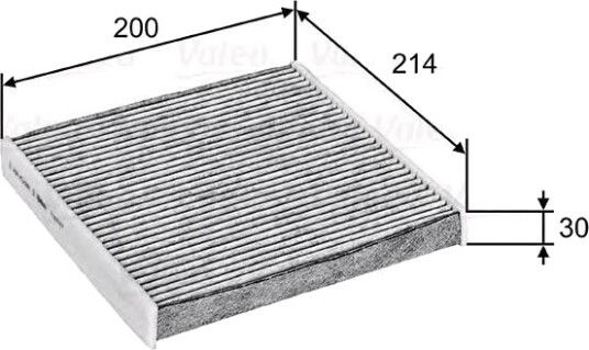 Kupefilter VALEO 715747 Kupefilter VALEO 715747
