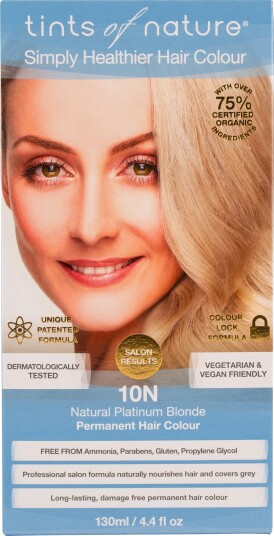 Tints of Nature Natural Platinum Blonde Permanent Hair Colour 10N  130 ml