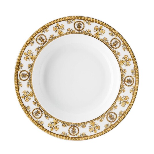 Versace I love Baroque dyp tallerken Bianco