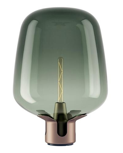 Lodes Flar Bordlampe Stor Terra/ Turkis