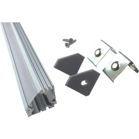 Namron Aluminiumsprofil hjørne 2m 1919 - 3234688