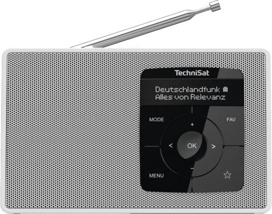 TechniSat DigitRadio 2 DAB+/FM Radio Hvit