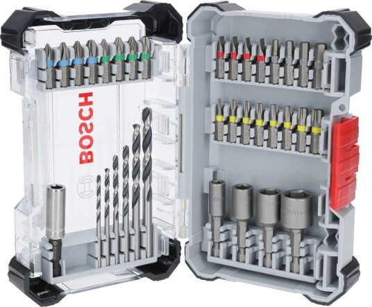 Bosch 2607017726 Bore- og bitssett 35 deler, Maskintilbehør & forbruk