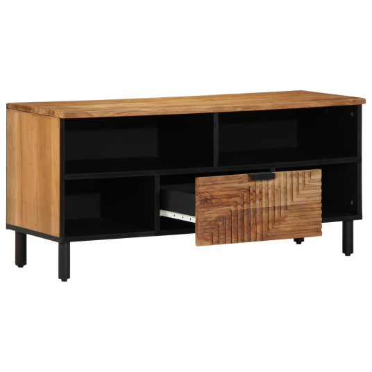  TV Enheter Solid akasietre 100 x 33,5 x 46 cm Konstruert tre