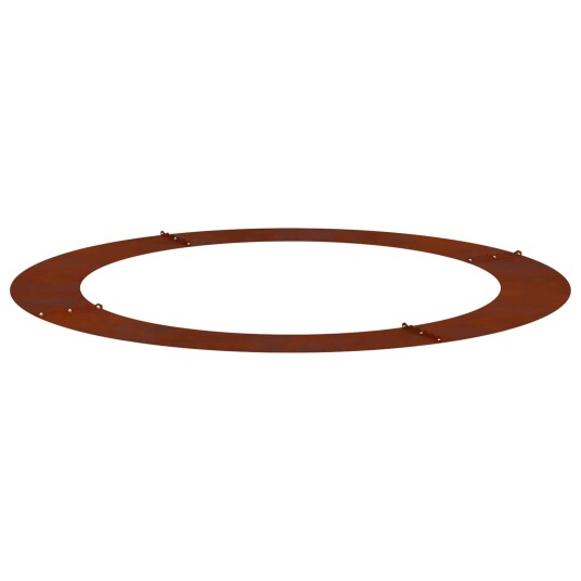 vidaXL passende for Flat Tre Ringer 5 stk. Rusten Ø90/120 cm