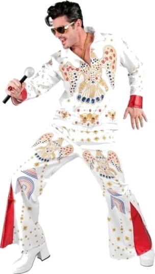Widmann Hvit Elvis Presley Kostyme Widmann Hvit Elvis Presley Kostyme