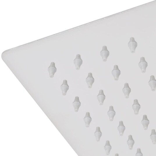 Regndusjhode 2 stk rustfritt stål 30x40 cm