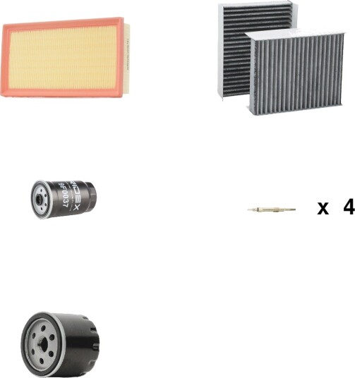 Servicepakke RIDEX 4682P0208