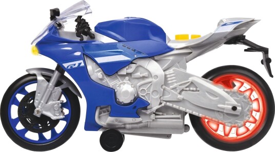 Dickie Toys Yamaha R1 Lekemotorsykkel Med Lys Og Lyd 3+ År