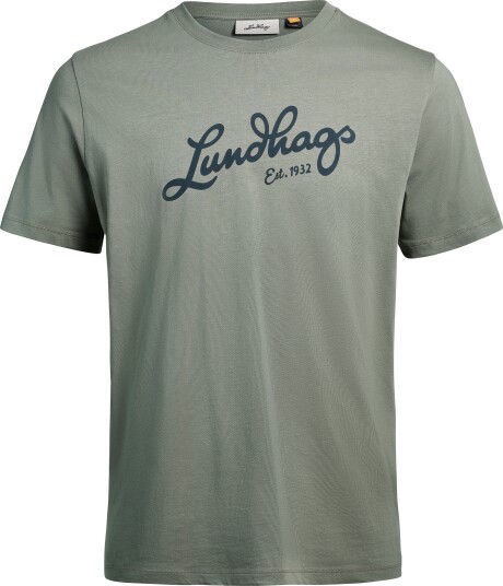Lundhags Men"s Järpen Logo T Shirt Aloe Green XL Lundhags Men"s Järpen Logo T Shirt Aloe Green XL