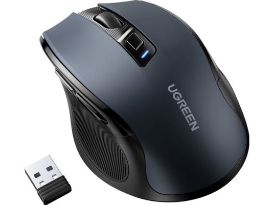 Ugreen Trådløs Optisk Mus Usb 2.4Ghz / Bluetooth 5.0 4000 Dpi Svart (Mu006)