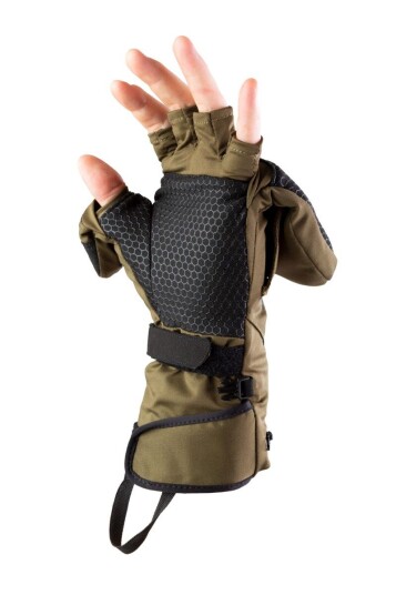 Heat Experience Heated Hunt Pullover Mittens Green S Heat Experience Heated Hunt Pullover Mittens Green S