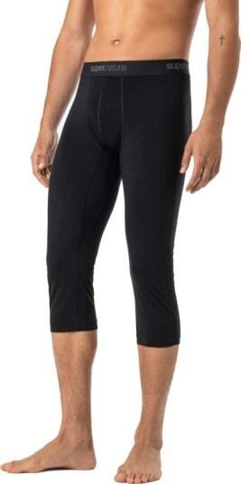 super . natural Men's Tundra175 Tight 3/4 XXL , Jet Black