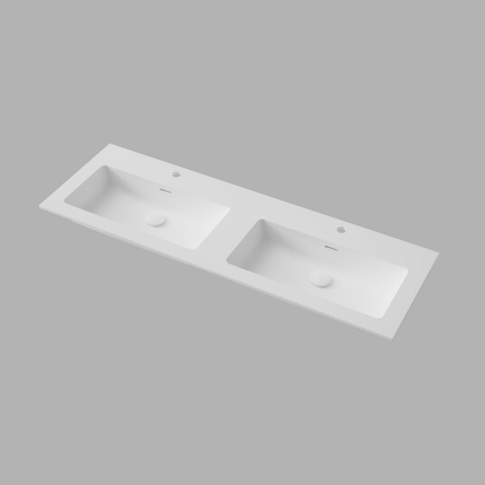 INR Iconic Nordic Rooms Smooth Møbel Soft White / 140cm Dobbel INR-680142