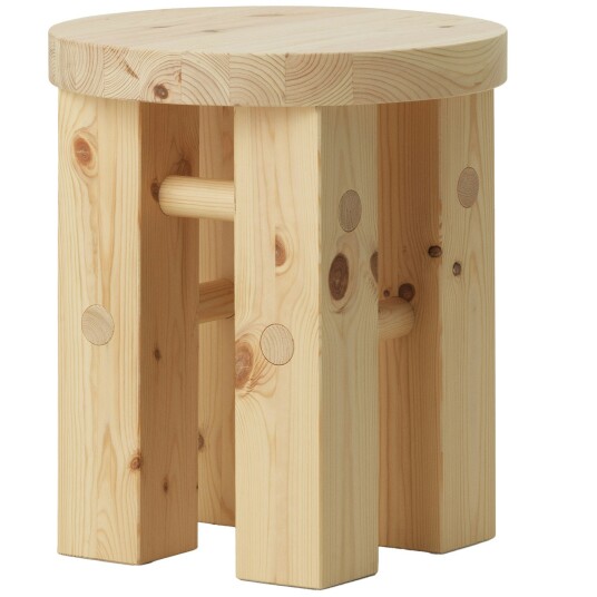 Normann Copenhagen Stool - Pine Krakker Yuchen Wu Tre Farget Normann Copenhagen Stool - Pine Krakker Yuchen Wu Tre Farget