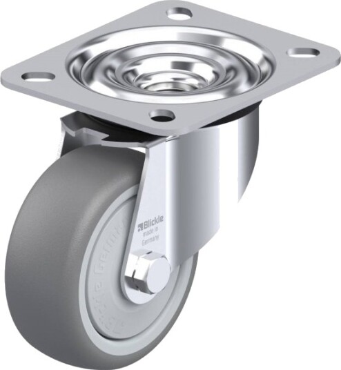 Blickle 626200 Le-Tpa 80Kf Hjul, Hjuldiameter 80 Mm, Bæreevne (Maks.) 100 Kg, 1 Stk
