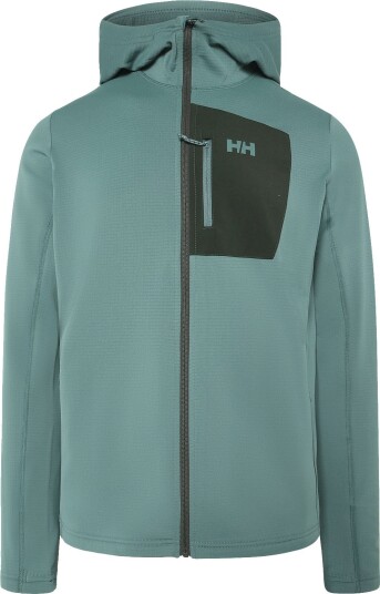 Helly Hansen Versalite Hooded Fleece Jacket   GREEN   XXL