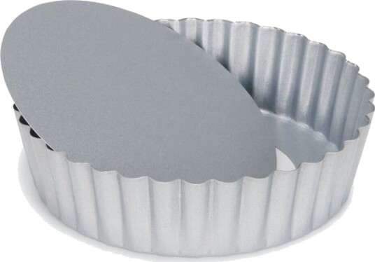 Patisse Høy Form Til Quiche Med Avtakbar Bunn 15 Cm Silver Top