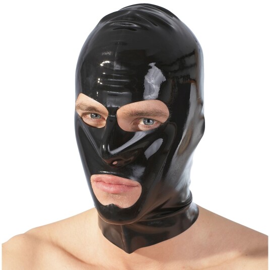 Late X Latex Maske - Svart - One Size - Svart Late X Latex Maske - Svart - One Size - Svart