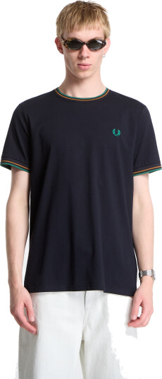 Fred Perry Twin Tipped T Shirt Navy XL Fred Perry Twin Tipped T Shirt Navy XL