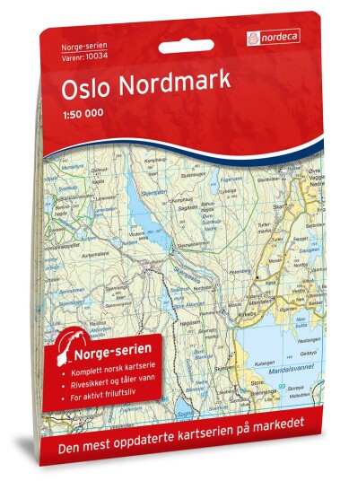 Ugland IT Nordeca Oslo Nordmark Norge-serien 1:50 000 Turkart