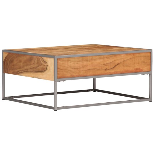 vidaXL Salongbord 75x75x35 cm heltre akasie