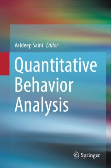 Quantitative Behavior Analysis Quantitative Behavior Analysis
