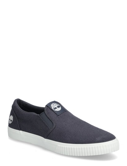Timberland Mylo Bay Low Slip On Sneaker Dark Blue Canvas Black 45