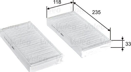 Kupefilter VALEO 715812 Kupefilter VALEO 715812
