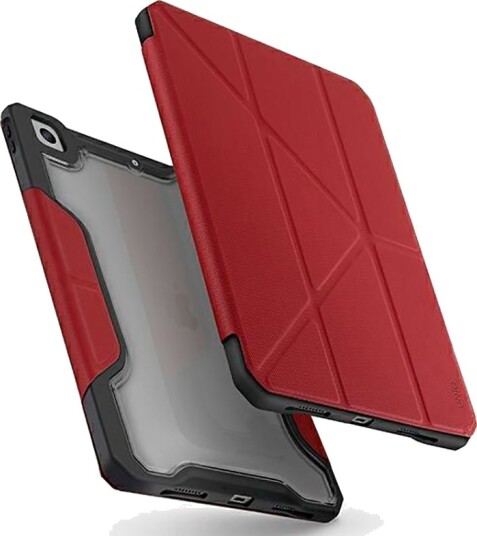 UNIQ Trexa Deksel iPad 2019/2021/2022 (10,2-tommer) Rød