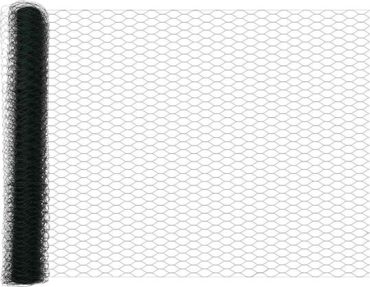 Hexagongjerde Grønn 1x50 m Stål