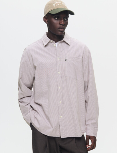 WOOD WOOD Wwday Gingham - Purple - M