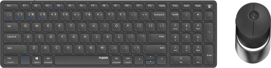 RAPOO tastatur/mussett 9750M trådløs multimodus mørk grå RAPOO tastatur/mussett 9750M trådløs multimodus mørk grå