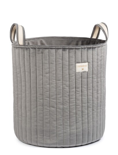 Nobodinoz Savanna Velvet Lekepose 40x35x35 Grey 40x35x35cm