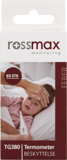 Rossmax beskyttelseshetter til termometer TG380 60 stk Rossmax beskyttelseshetter til termometer TG380 60 stk