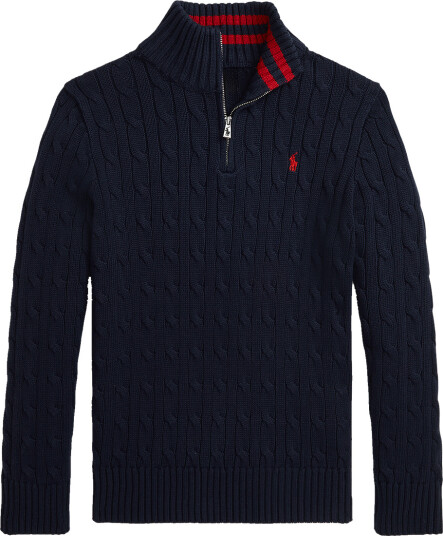 Polo Ralph Lauren Rl Navy Boy Pullover L/14-16 år