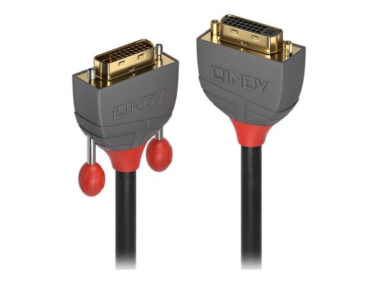 LINDY Anthra Line - DVI-forlengelseskabel - DVI-D til DVI-D - 2 m