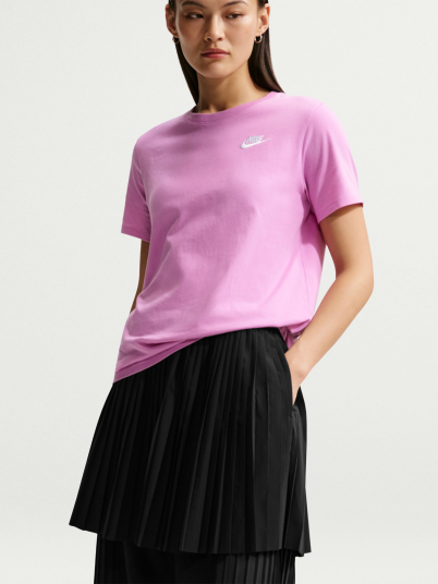 Nike Sportswear Club Tee Rosa M Nike Sportswear Club Tee Rosa M