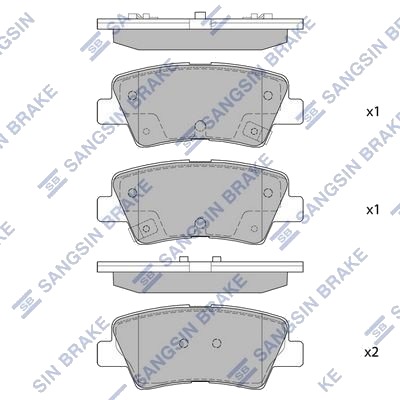Hi Q SP1407 Bremseklosser