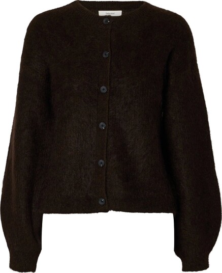 Selected Slwmira Ls Knit O Neck Cardigan   DELICIOSO   XS