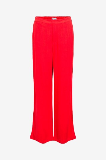 Object Bukser objSanne Aline Wide Pant Rød
