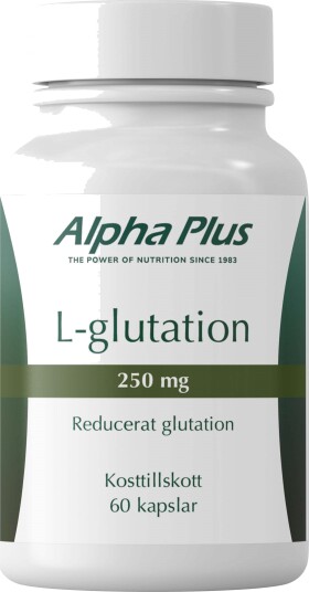Alpha Plus L glutation 250 mg 60 stk