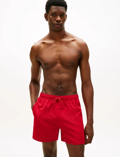 Tommy Hilfiger Medium Drawstring Jacquard Red XL
