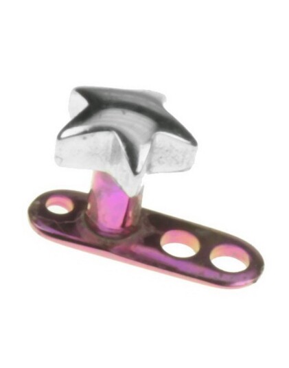 Utgått Star Pink Dermal Anchor 16 x 25 mm