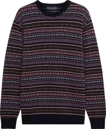 Brooks Brothers Herre Strikkevarer Flerfarget M,