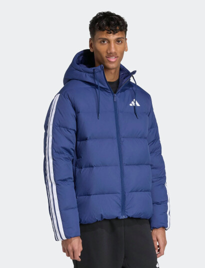 adidas Sportswear Ess 3S P D Hd J - Blue - XS adidas Sportswear Ess 3S P D Hd J - Blue - XS
