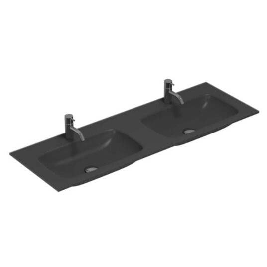Dansani Calidris Form Servant Måltilpasset D40cm Mørk grå Matt / 160cm Dobbel